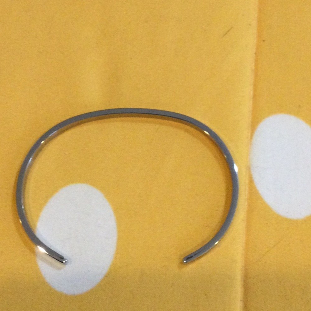 Mantra silver cuff bracelet “make today count” - Picture 4 of 4